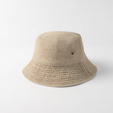 Personalized Distressed Simple Solid-Colored Bucket Hat