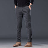 Spring And Autumn Loose-fitting Straight-leg Slim-fit Casual Trousers