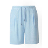 Mens Jacquard Casual Loose-fit Shorts