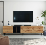 Modern Natural Wood color TV Stand