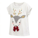 First Impressions Baby Girls Cotton Reindeer T-Shirt, Size 24Months
