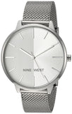 Nine West Womens Sunray Dial Mesh Bracelet Watch