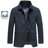 Button-up Casual Top Dad-style Loose-fitting Jacket