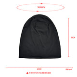 Solid-color Double-layer Pullover Beanie Thin Style