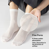 Breathable Sweat-Absorbent Mens Business Stockings