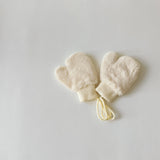 Fleece-lined Warm Finger Halter Baby Gloves