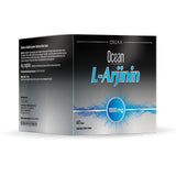 Ocean L-Arginine 1000 mg Powder Dietary Supplement - 60 Sachets, Orange Flavored, Easy Mix
