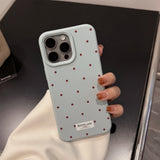 Ins-style Korean Polka-dot Phone Case
