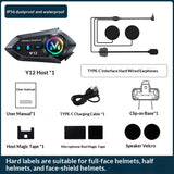 Helmet Bluetooth Headset Cycling Gear Waterproof Noise-Canceling High-Fidelity Sound