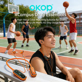 KP-261 Neckband Bluetooth Earphones Magnetic Digital Display In-Ear Low Latency Long Battery Life High Sound Quality Export Manufacturer Stock Available
