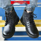 High Top Labor Protection Safety Shoes For Men