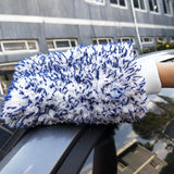 Large Coral Fleece Car Wash Glove