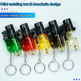 Mini Keychain Windproof Inflatable Portable Lighter