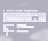 Todays Featured Product PBT Keycaps With 5-sided Dye-sublimation In A Rain-themed Design