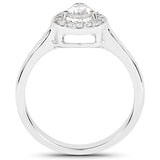 14K White Gold 0.63 Carat Genuine White Diamond Ring