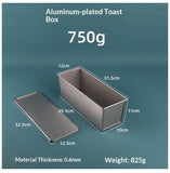 Rectangular Toast Box With Lid Commercial Bread Mold