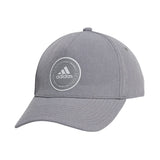 adidas Mens Lifestyle Structured Stretch Fit Hat HeatherLightGrey/Black/Grey Large-X-Large