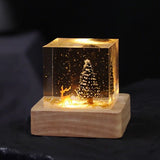 Christmas Healing Birthday Gift Micro Landscape Elk