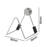 Stainless Steel Kitchen Punch Free Wire Ball Drain Rack With Magnetic Sponge