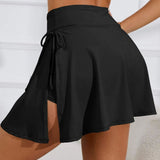 Plus-size Womens Athletic Skort For Yoga