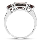 5.01 Carat Genuine Garnet .925 Sterling Silver Ring