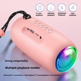 KP-540 Best-Selling Portable Bluetooth Speaker Outdoor Sports-Ready Waterproof With Carry Strap RGB Lights Supports Memory Card Playback In Stock
