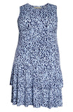 Michael Michael Kors Plus Tiered Flounce-Hem Dress, Size 0X