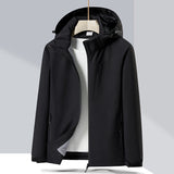 Couple Single-layer Jacket Windproof Sports Fleece-lined Padded Overalls