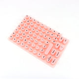 91 Button For Desktop And Notebook Computer Silicone Keyboard Stickers