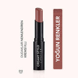 Flormar Nude Creamy Stylo Lipstick: Hydrating, High Pigment, Semi-Gloss Finish for Everyday Wear - Non-Drying, Twist-Up Design