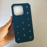 Suitable For 11 16Plus Hole DIY Shoe Buckle Pattern Silicone Phone Case