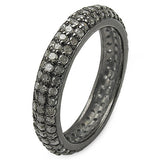 1.40 Carat Genuine TLB Diamond .925 Sterling Silver Ring