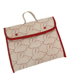 Embroidered Rabbit Pattern Portable Tablet Storage Bag