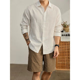 Old-money-style Slim-fit Long-sleeve Shirt