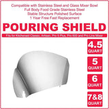 Stainless Steel Pouring Trough Material-discharging Accessories Kitchen Helper Pouring Guard