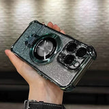 Four Corner Airbag Drop Proof Phone Case With Glitter Powder Protective Cover