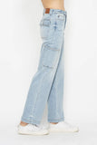 Judy Blue Full Size High Waist Straight Cargo Jeans