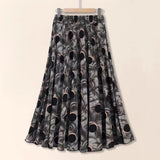 Slimming Pleated Floral Midi Dress