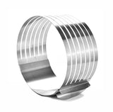 Adjustable Mousse Ring, Round Adjustable-size Layered Cake Mold, Baking Tool