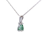 .29ct Emerald Diamond Fashion Pendants 10KT White Gold
