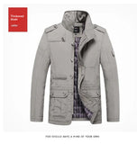 Autumn And Winter New Mid-length Jacket Men's Windproof Casual Oversized Loose