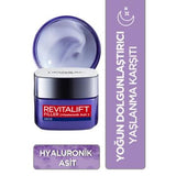Loreal Paris Revitalift Filler Anti-Aging Night Cream with Hyaluronic Acid - Moisturizing, Wrinkle-Fighting 1.69 fl oz