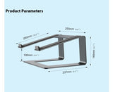 Laptop Aluminum Alloy Base Plate Desktop Riser
