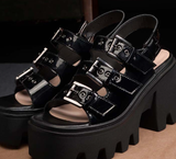 2019 Women's Retro Open-Toe Wedge Sandals (Comfort)
