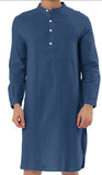 Fashion Simple Pocket Men's Shirt Robe