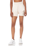 adidas Womens Power Aeroready Two-in-One Shorts Linen/White XX-Small