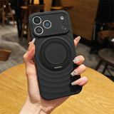 Wavy-pattern Liquid Silicone Phone Case