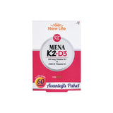 New Life Mena K2+D3 Vitamin Supplement, 100 mcg K2 & 1000 IU D3, Gluten & Soy-Free