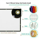 Portable Foldable Projector Screen 16:9 HD Outdoor Home Cinema Theater 3D Movie