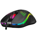 Everest SM-G66 X-HOLE 8000dpi LED Gaming Mouse - High Precision, 7 Programmable Buttons, RGB Lighting